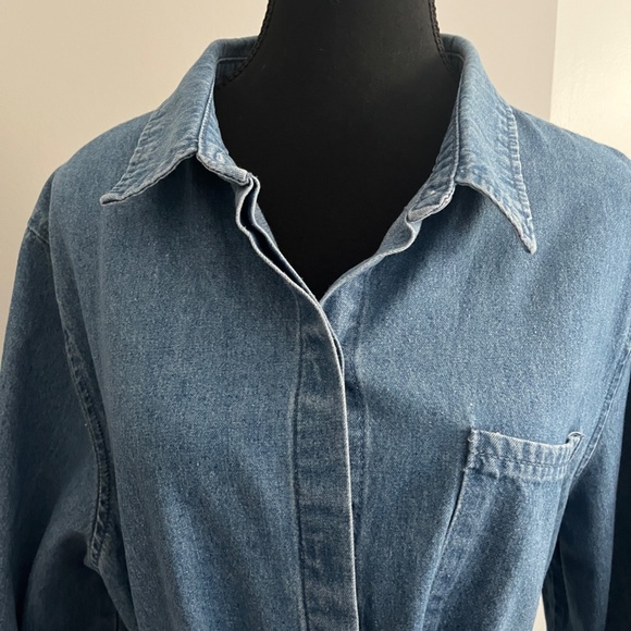 Denim Coat/ Dress Blue Size XXL - Picture 6 of 11